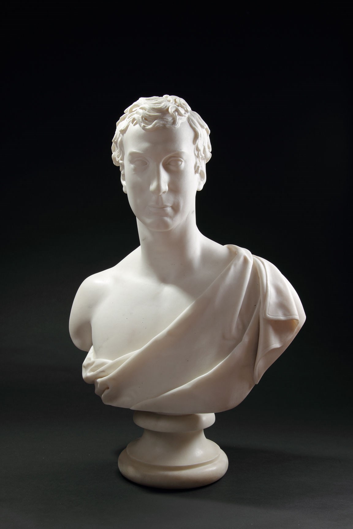 William IV Marble Bust of Sir John Rennie (1794 - 1874) Civil Engineer and Builder of London Bridge by his Cousin the Sculptor George Rennie (1802 - 1860)